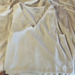 Cream/White Babaton Sleevless blouse XS